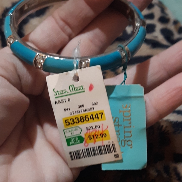 Beautiful blue bangle bracelet - Picture 3 of 3